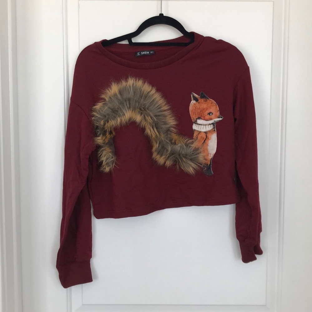 🦊✨Fox Crop Top Sweatshirt✨🦊